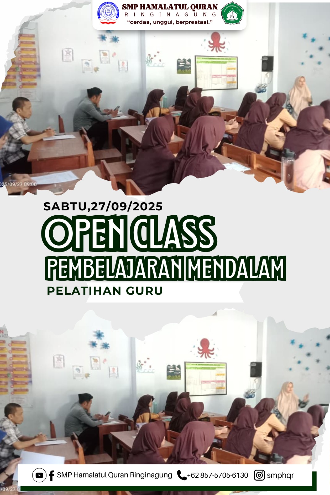 Mendidik Sambil Terus Dididik: Semangat Guru di SMP Hamalatul Qur’an Ringinagung